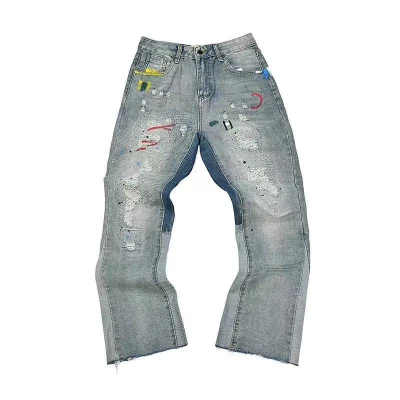Gallery Dept. Jeans Distressed patchwork and paint-splatter designs — 31