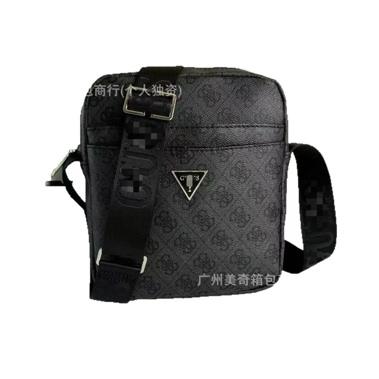 GUESS Crossbody Bags Double-Zip Logo-Print Chain-Strap Bag — 37(20*7*23CM)