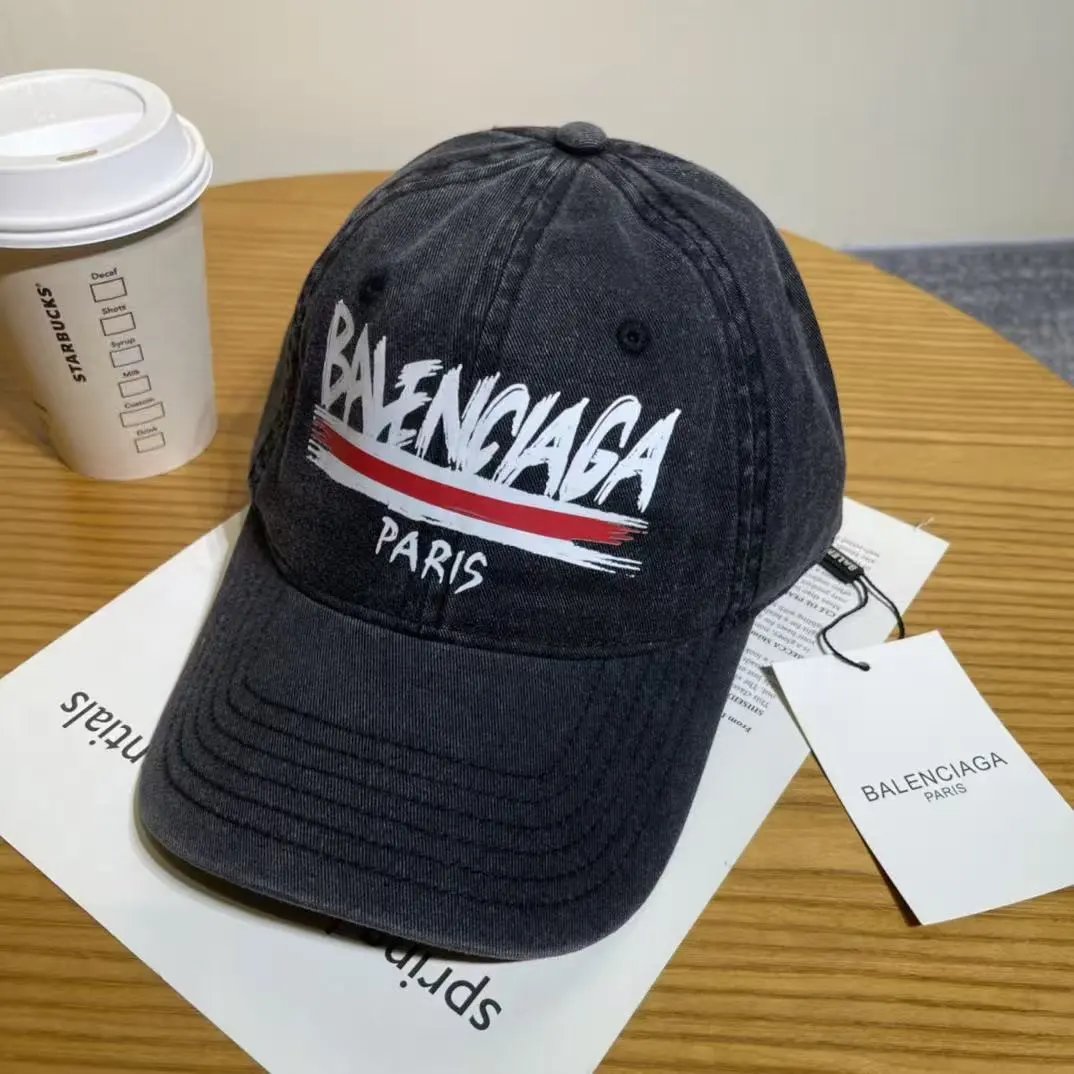 Unbranded Hats Embroidered Baseball Cap with Notched Brim — 33