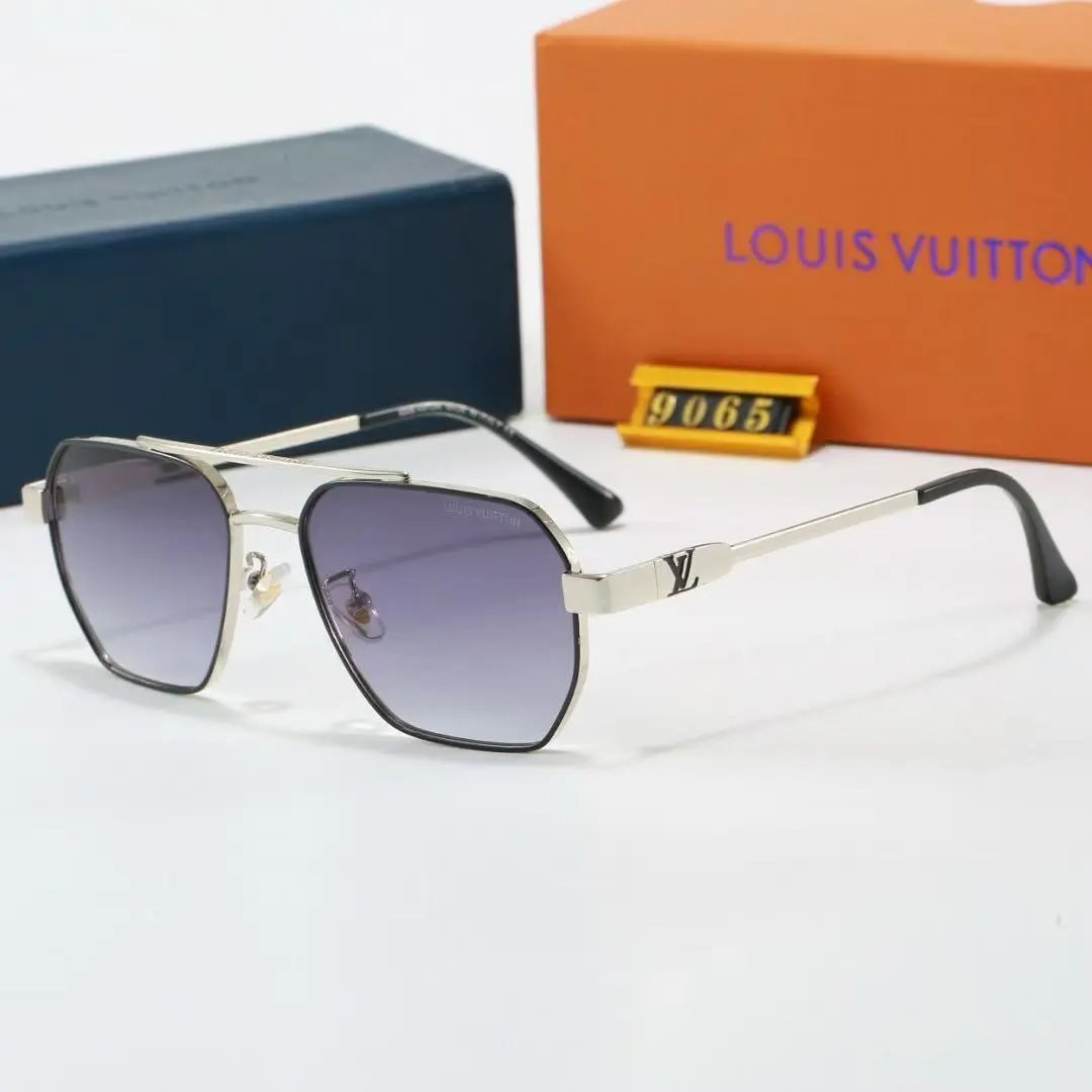 Louis Vuitton Eyewear Oversized shield sunglasses with Monogram lenses — 30