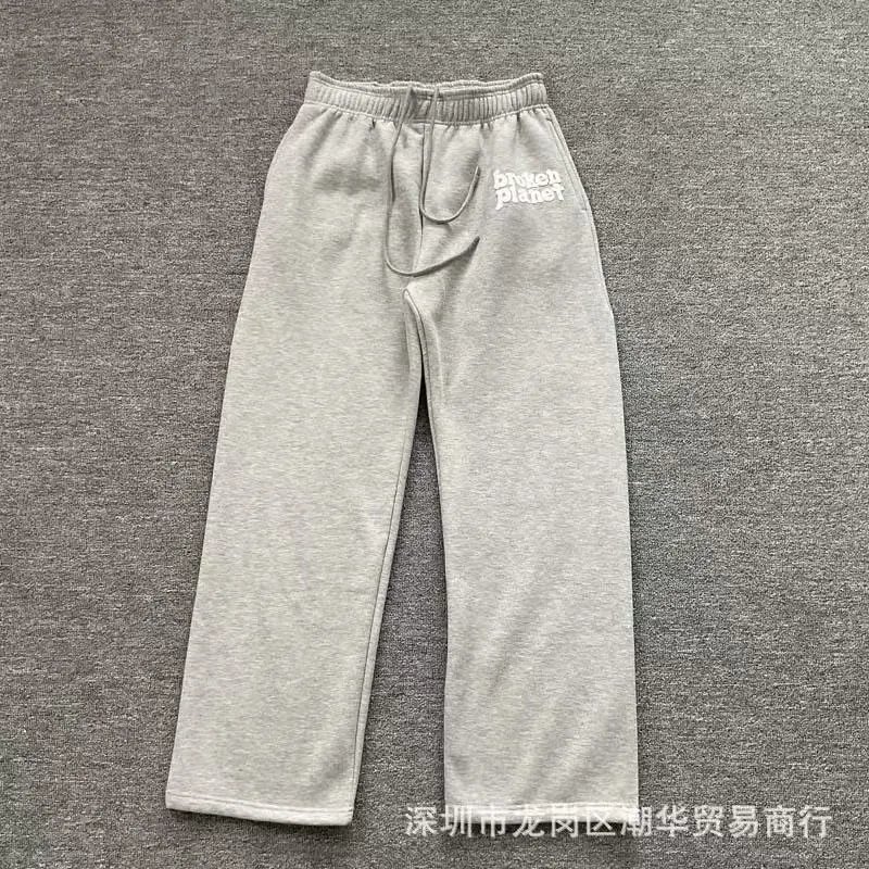Balenciaga Trousers Wide-leg drawstring sweatpants with side stripes — 26