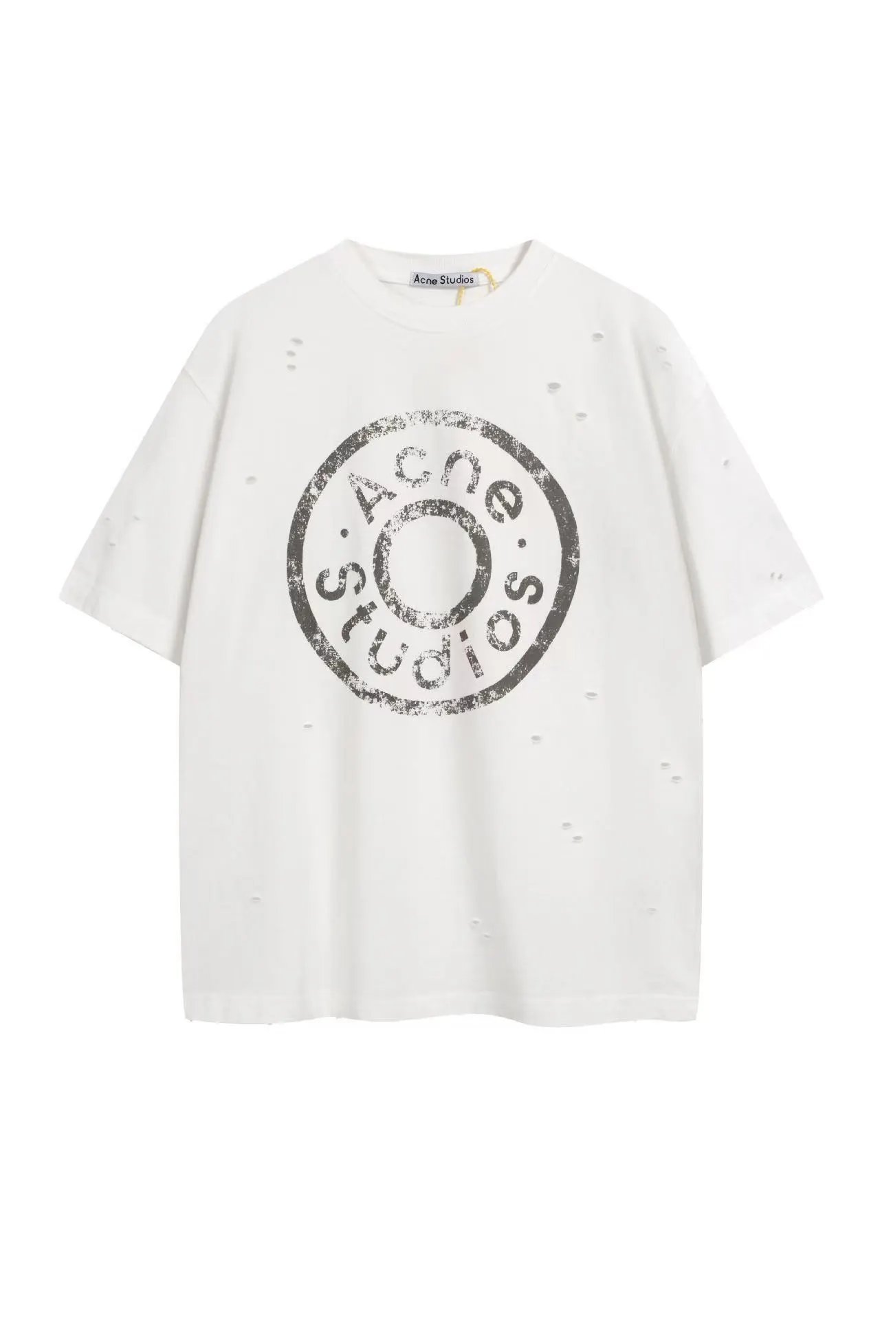 Acne Studios T-Shirts Embroidered Logo — 35