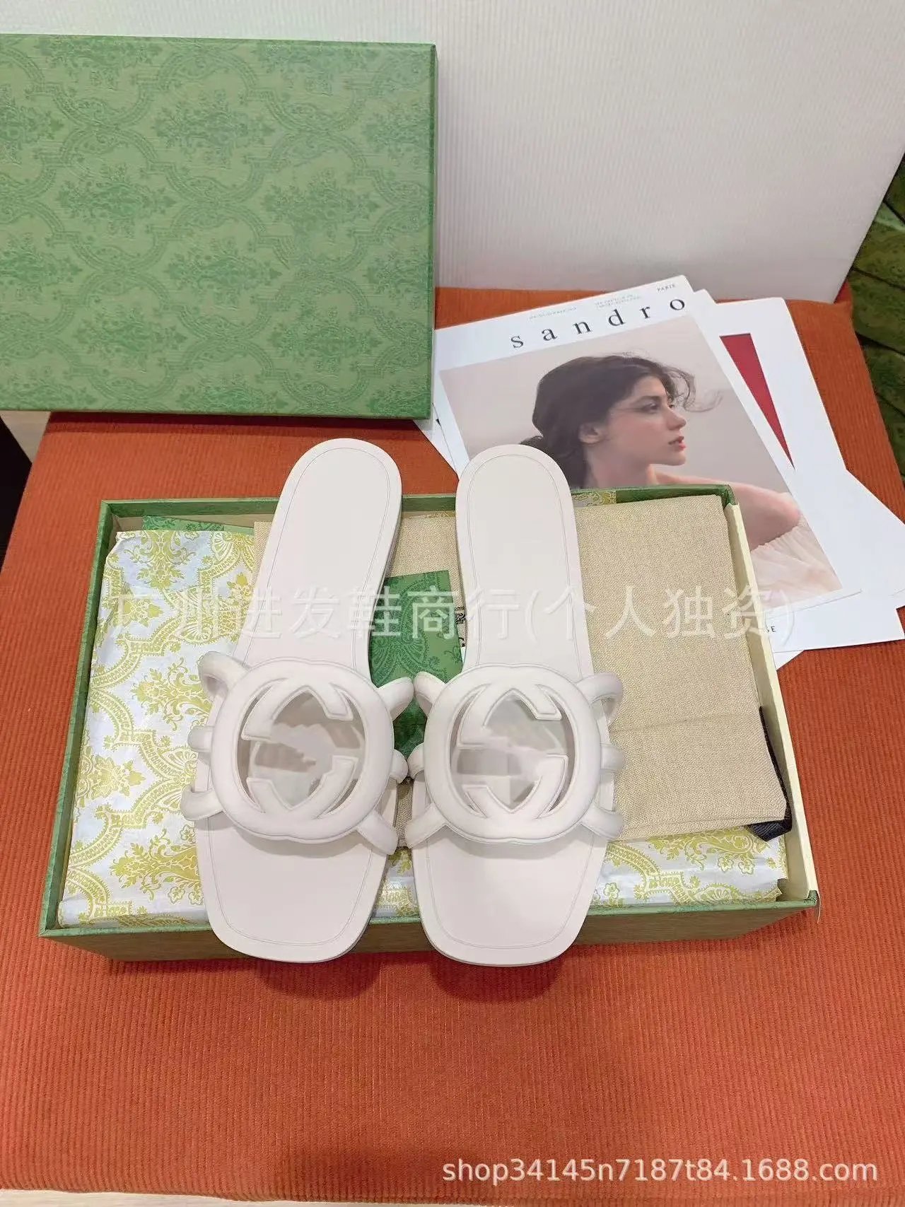 Christian Dior Slippers Dway logo-embroidered slide — 35