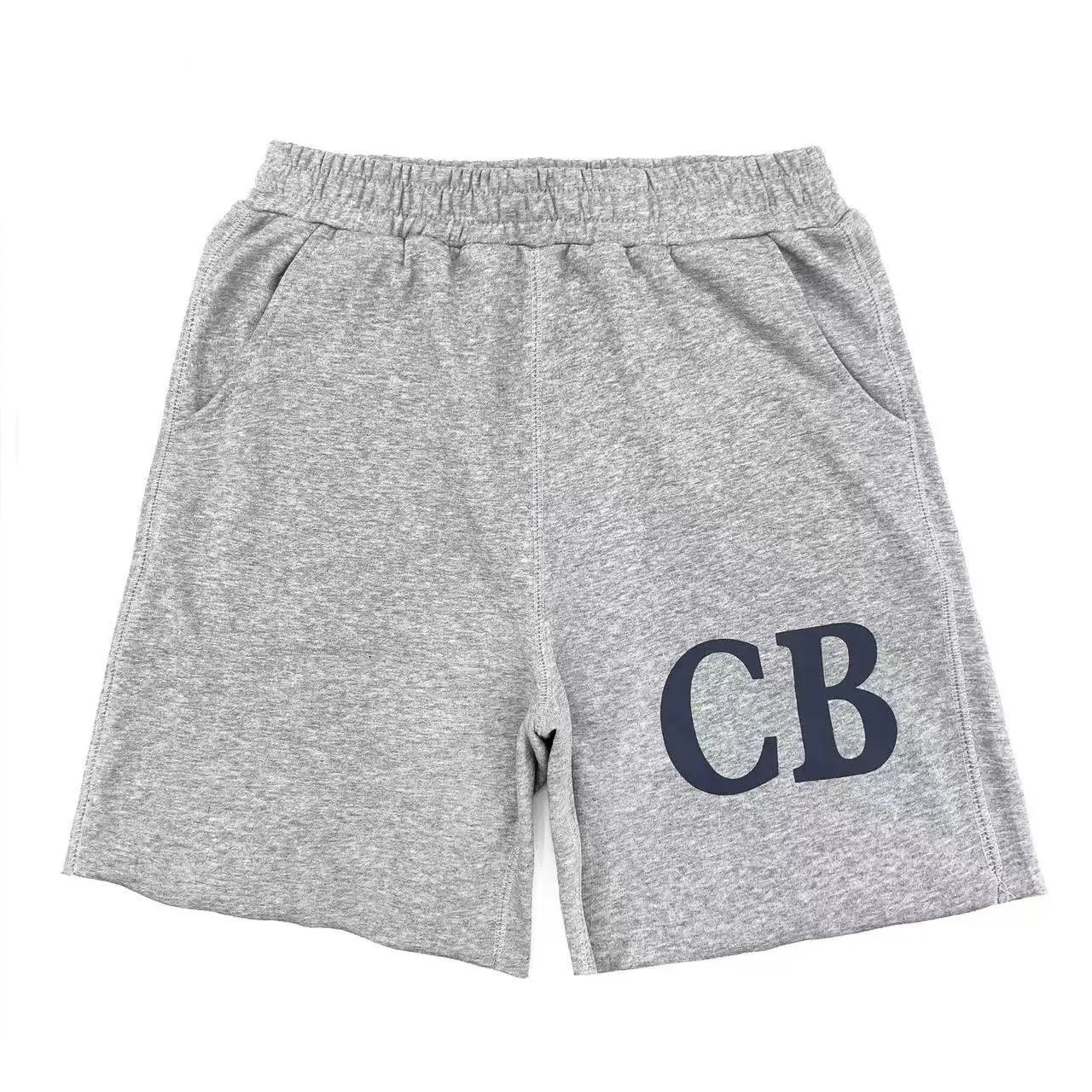Cole Buxton Shorts CBX Logo Raw-Hem Sweat — 13