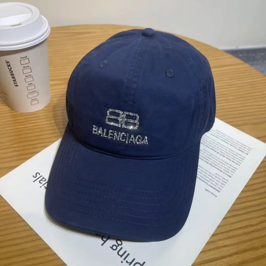 Unbranded Hats Embroidered Baseball Cap with Notched Brim — 17