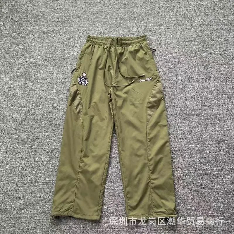 Balenciaga Trousers Wide-leg drawstring sweatpants with side stripes — 23