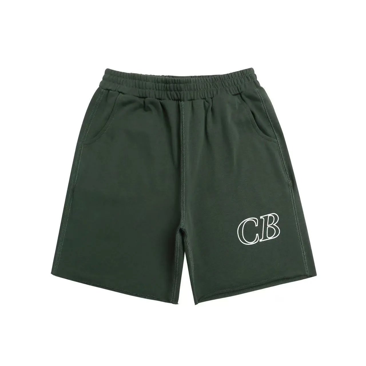 Cole Buxton Shorts CBX Logo Raw-Hem Sweat image 8