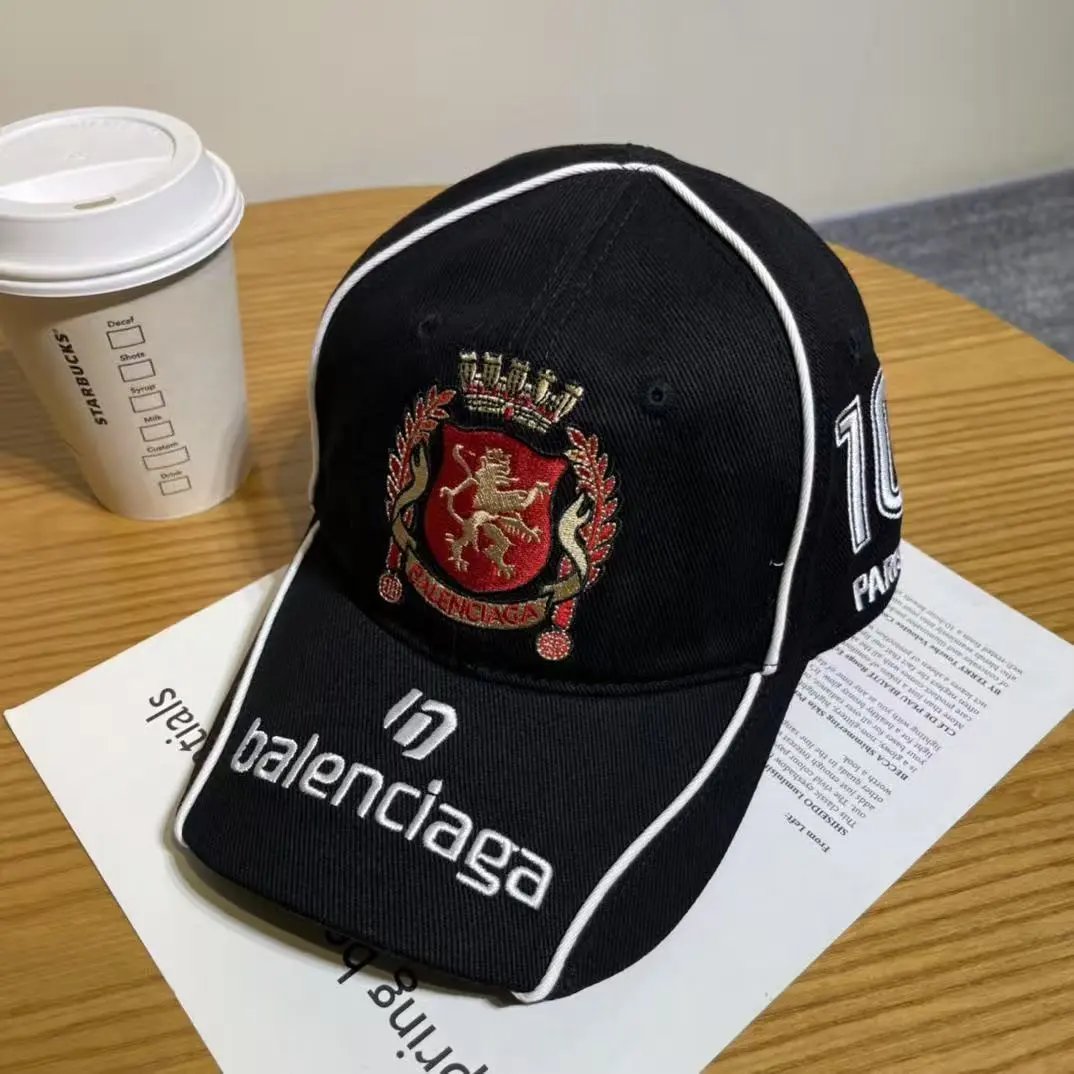 Unbranded Hats Embroidered Baseball Cap with Notched Brim image 12