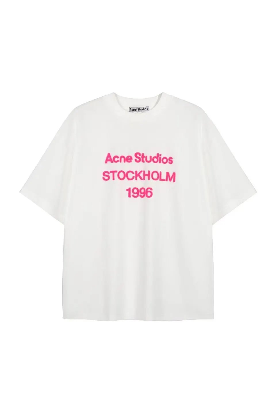 Acne Studios T-Shirts Embroidered Logo — 38