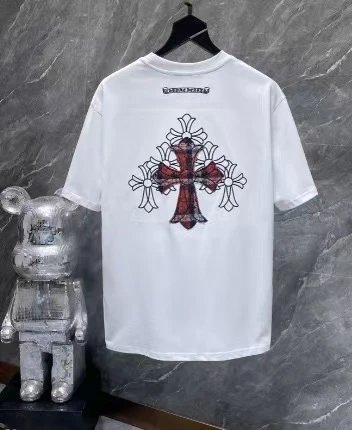 Chrome Hearts T-Shirts Embroidered Cross Graphic — 38
