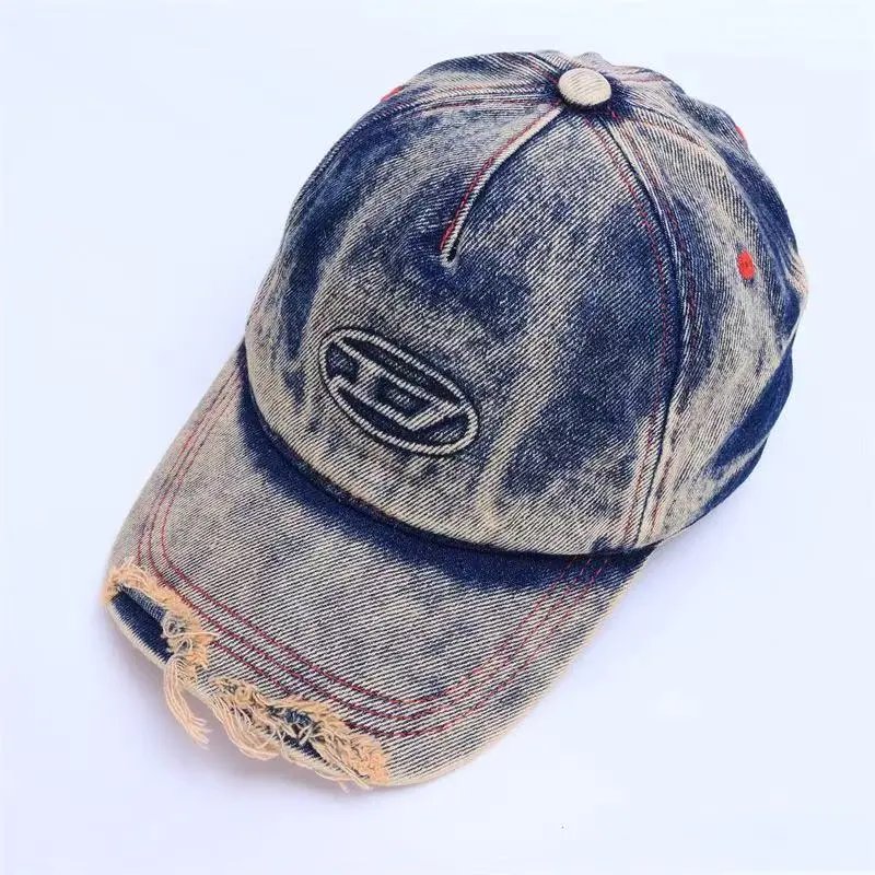 Balenciaga Hats Distressed Logo Baseball Cap — 30