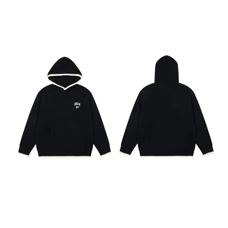Stüssy Hoodies & Sweatshirts Waffle-Knit Raglan Crewneck Sweatshirt — 35