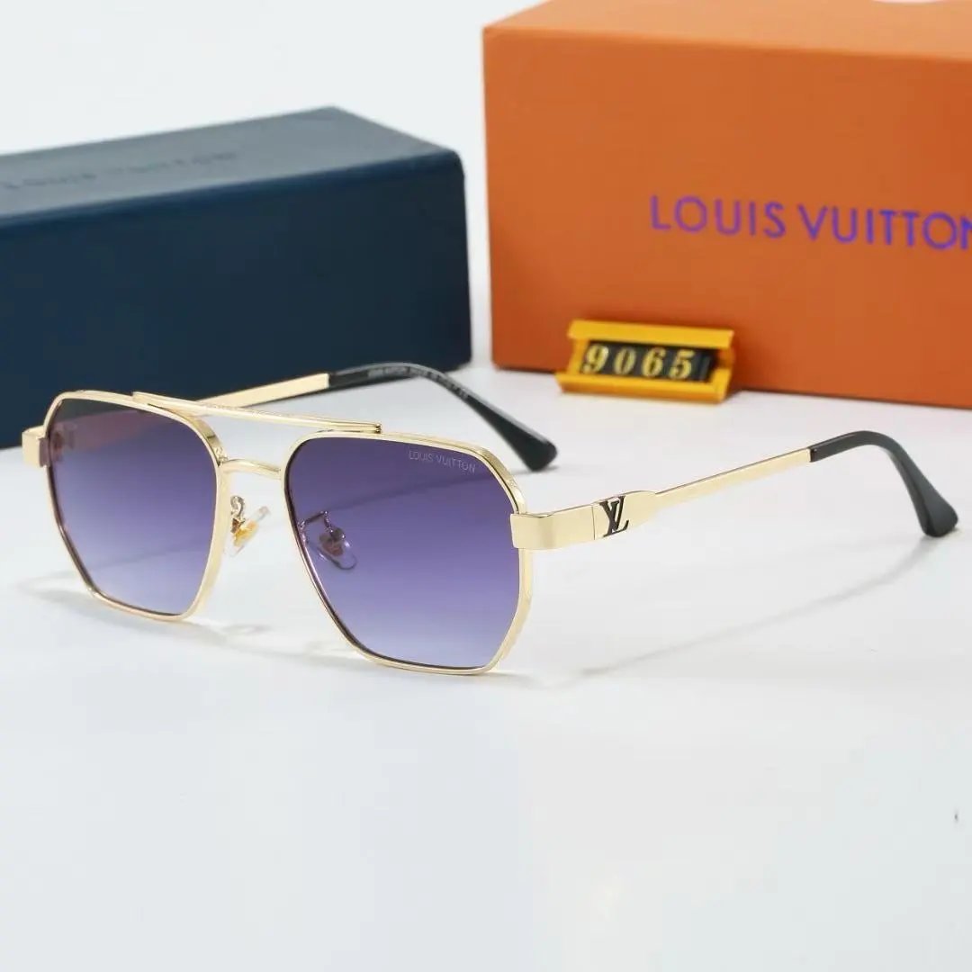 Louis Vuitton Eyewear Oversized shield sunglasses with Monogram lenses — 27
