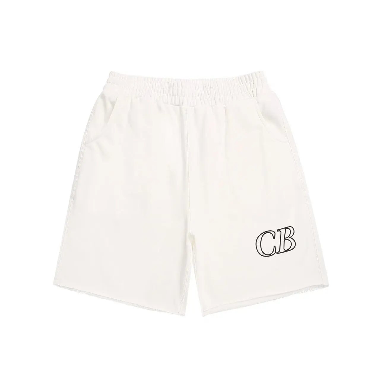 Cole Buxton Shorts CBX Logo Raw-Hem Sweat image 7