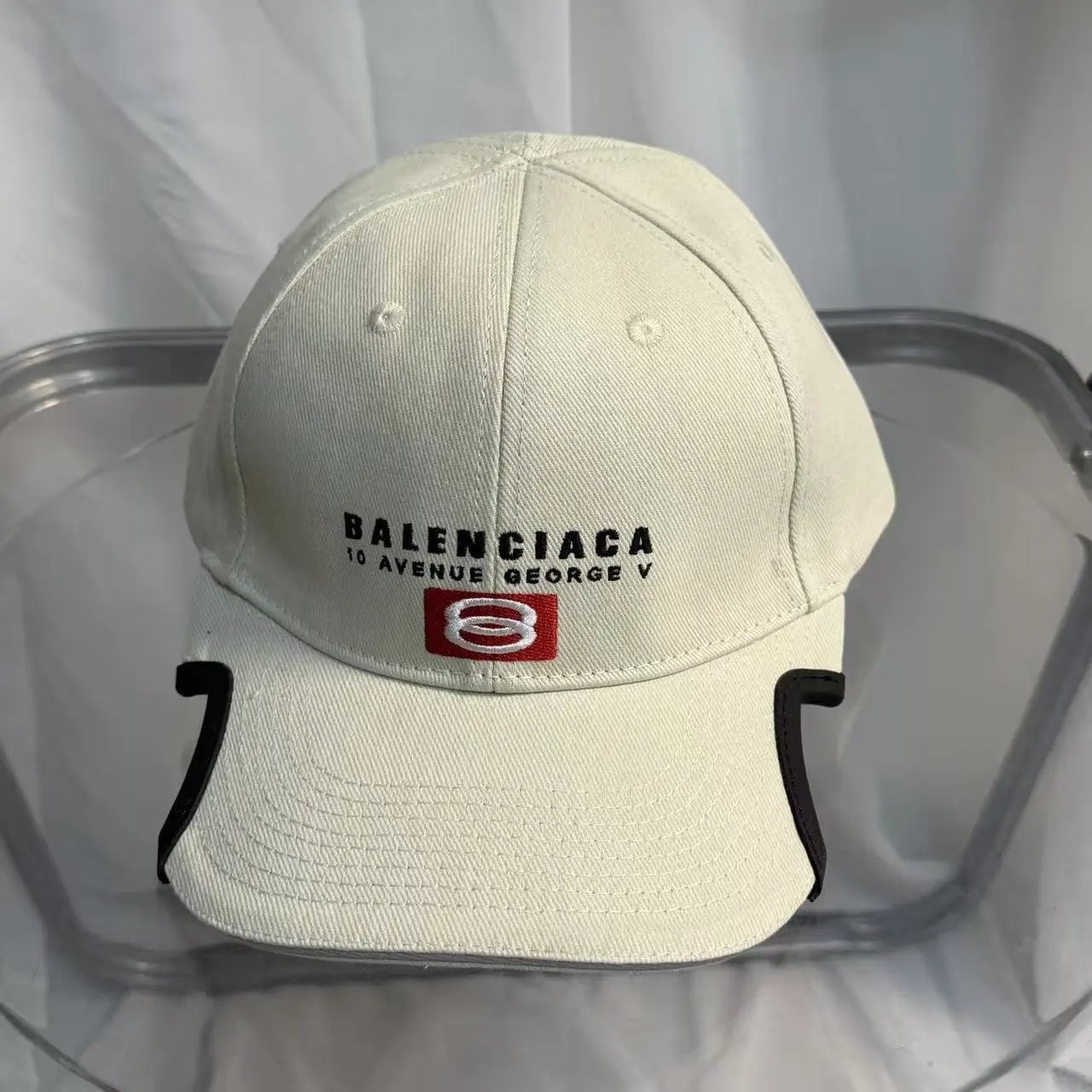 Unbranded Hats Embroidered Baseball Cap with Notched Brim image 7