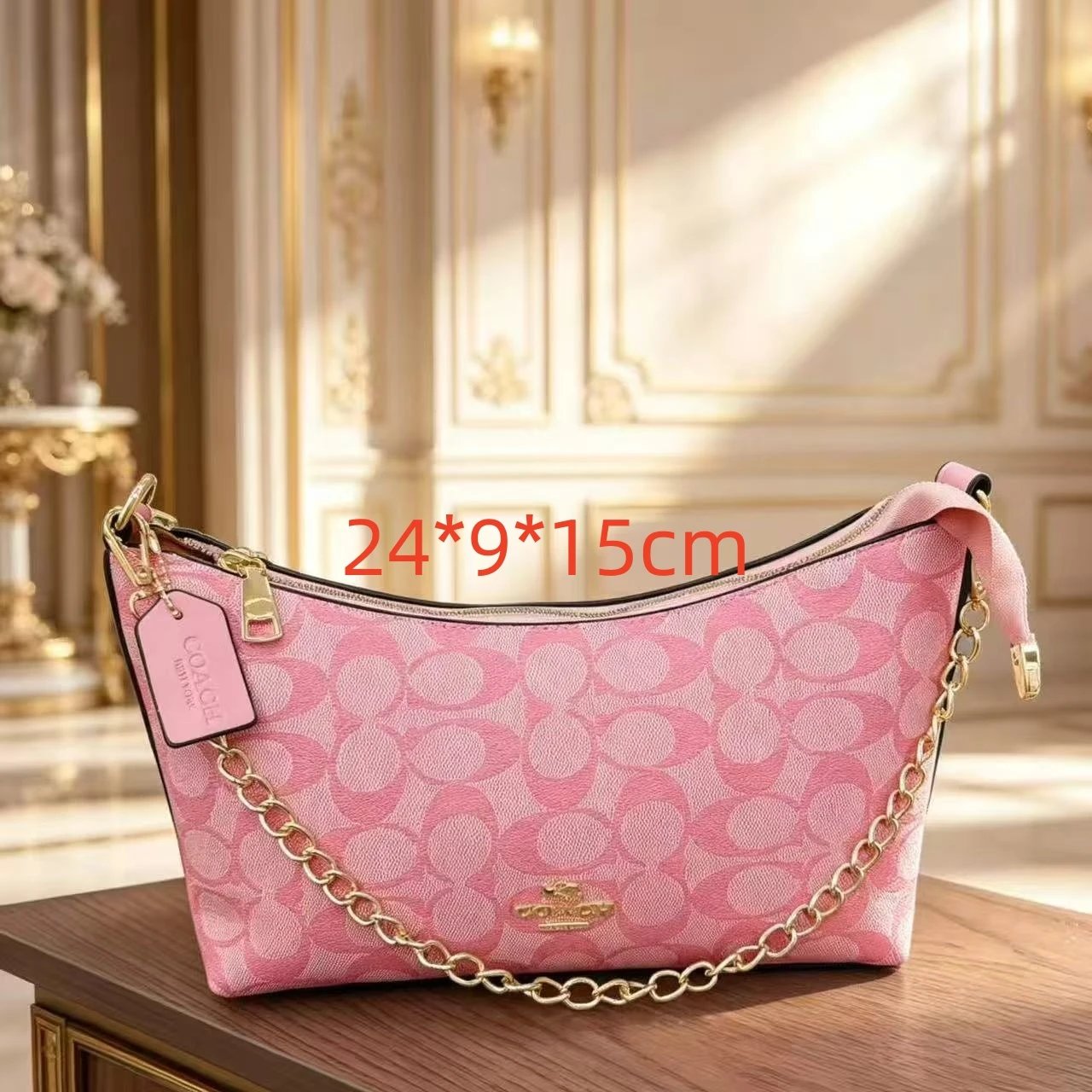 GUESS Shoulder Bags Monogram bag with triangle logo plaque — 25