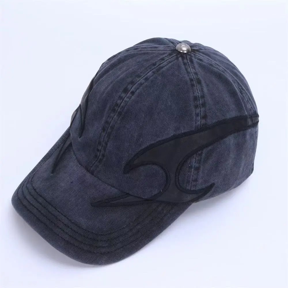 Balenciaga Hats Distressed Logo Baseball Cap — 32