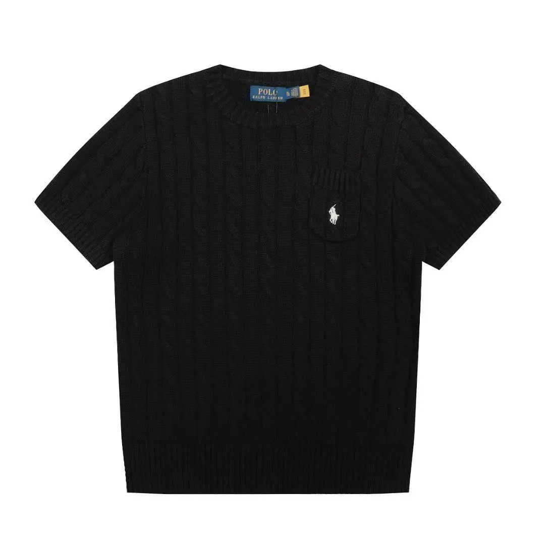 Polo Ralph Lauren Knitwear Short-Sleeve Cable-Knit Shirt — 15
