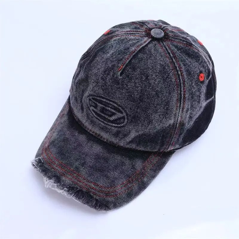 Balenciaga Hats Distressed Logo Baseball Cap — 31