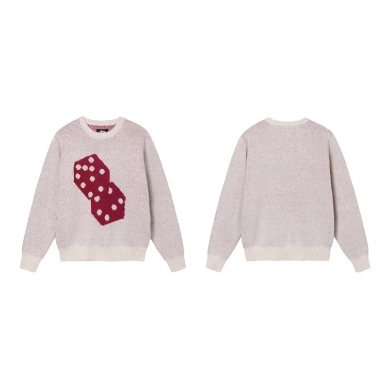 Stüssy Hoodies & Sweatshirts Waffle-Knit Raglan Crewneck Sweatshirt — 15