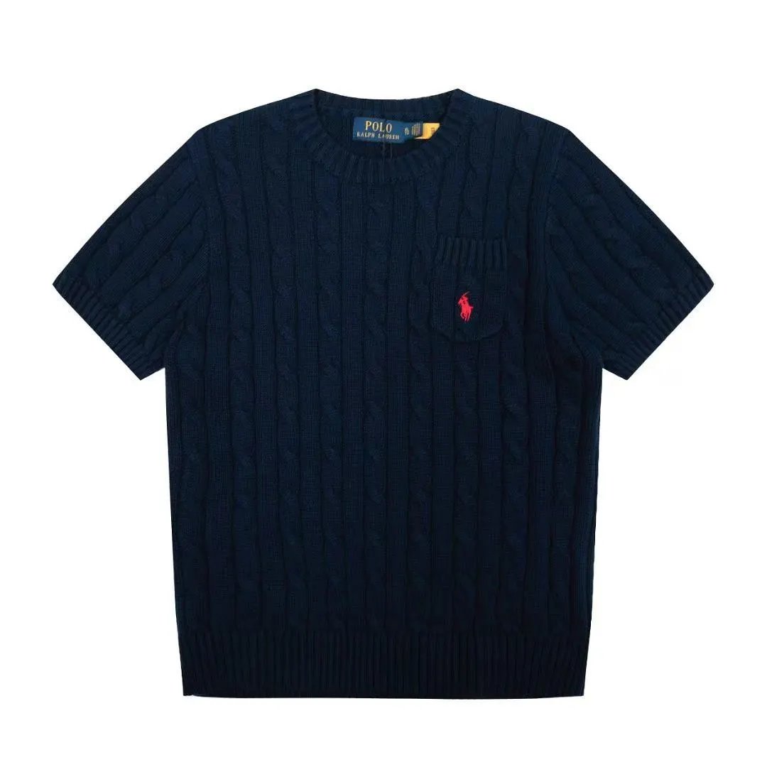 Polo Ralph Lauren Knitwear Short-Sleeve Cable-Knit Shirt — 17