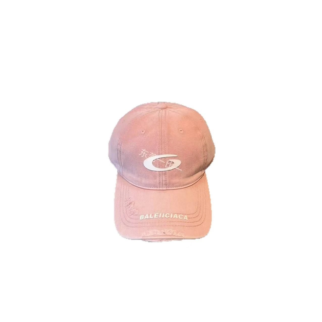Balenciaga Hats Distressed Logo Baseball Cap — 16