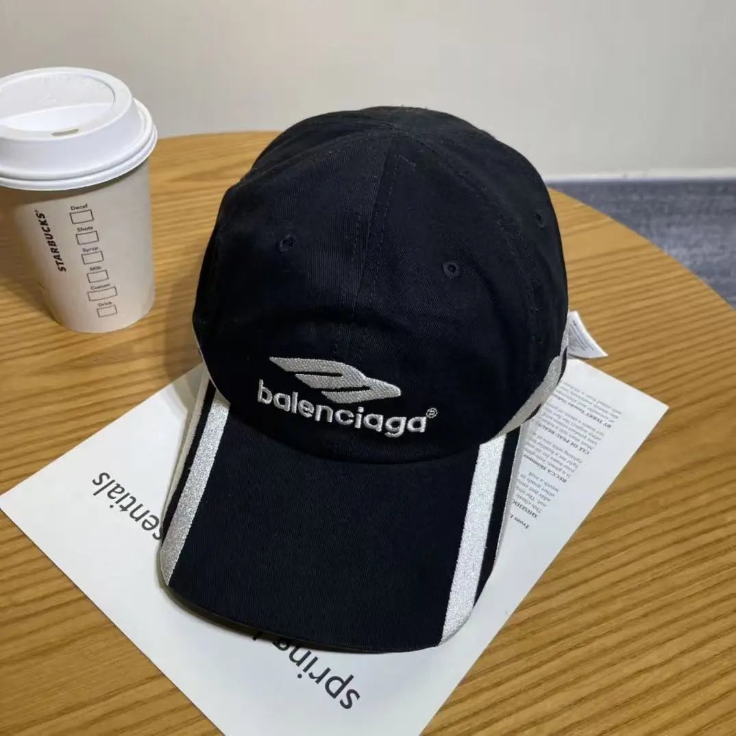 Unbranded Hats Embroidered Baseball Cap with Notched Brim — 29