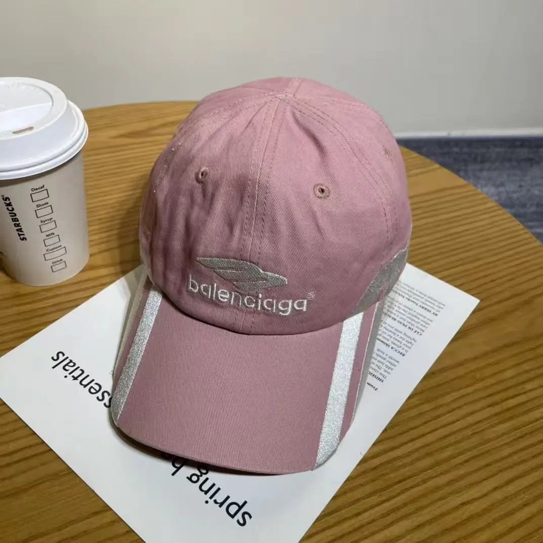 Unbranded Hats Embroidered Baseball Cap with Notched Brim — 32