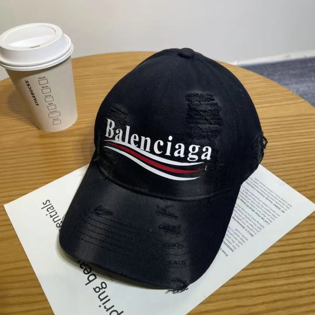 Unbranded Hats Embroidered Baseball Cap with Notched Brim — 18