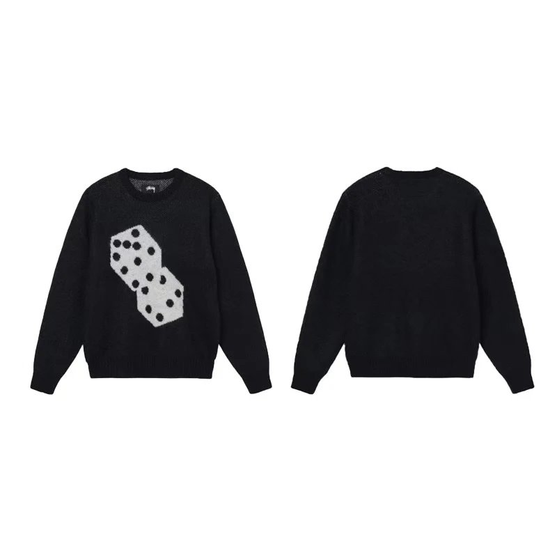 Stüssy Hoodies & Sweatshirts Waffle-Knit Raglan Crewneck Sweatshirt — 19