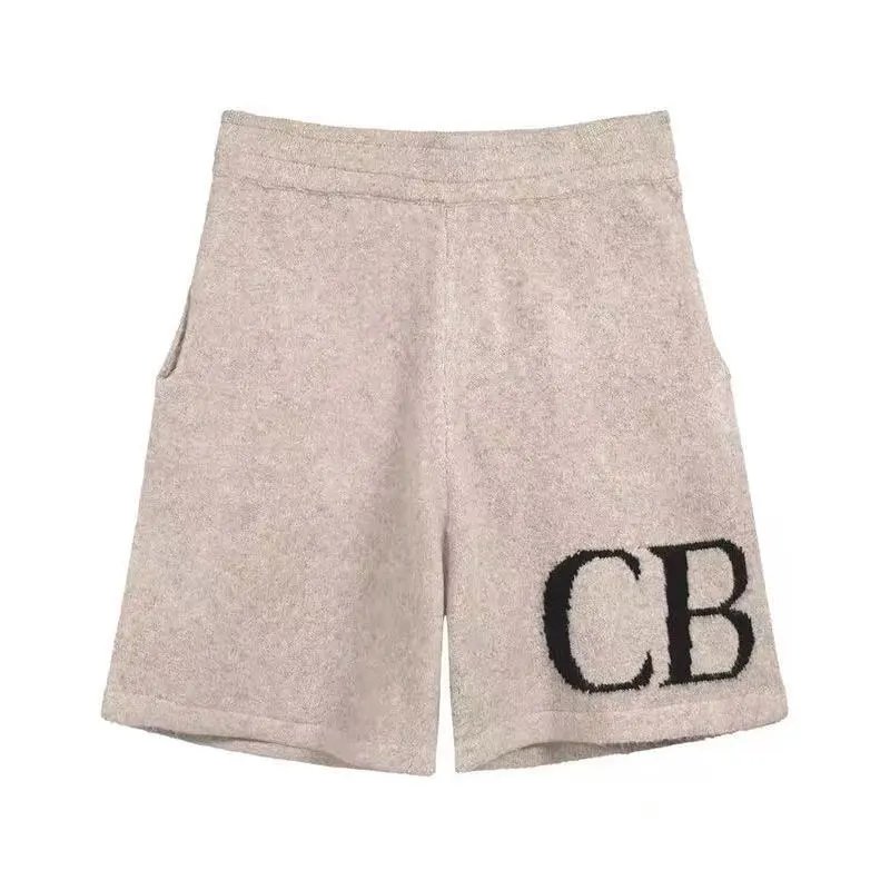 Cole Buxton Shorts CBX Logo Raw-Hem Sweat — 9
