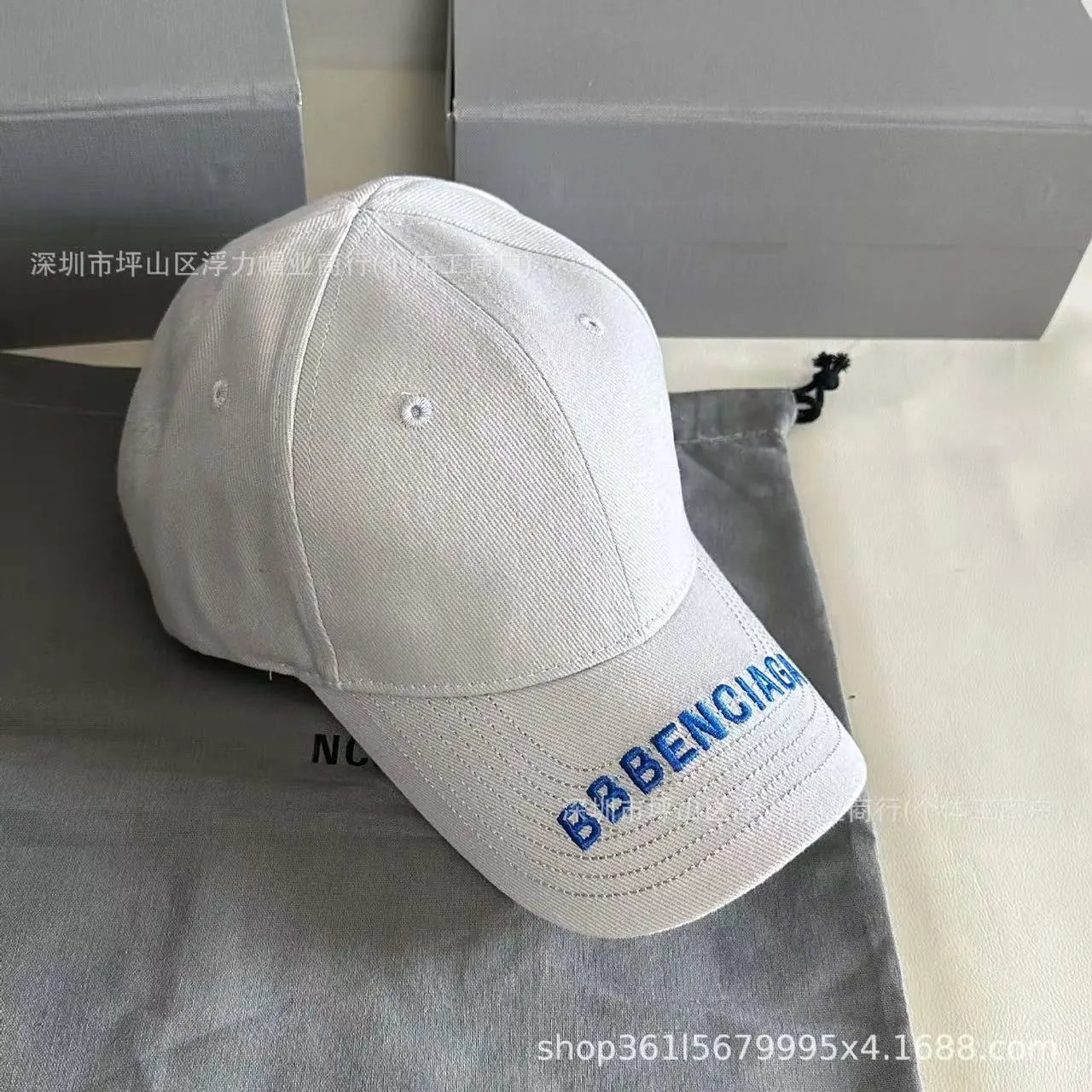 Balenciaga Hats Distressed Logo Baseball Cap — 14