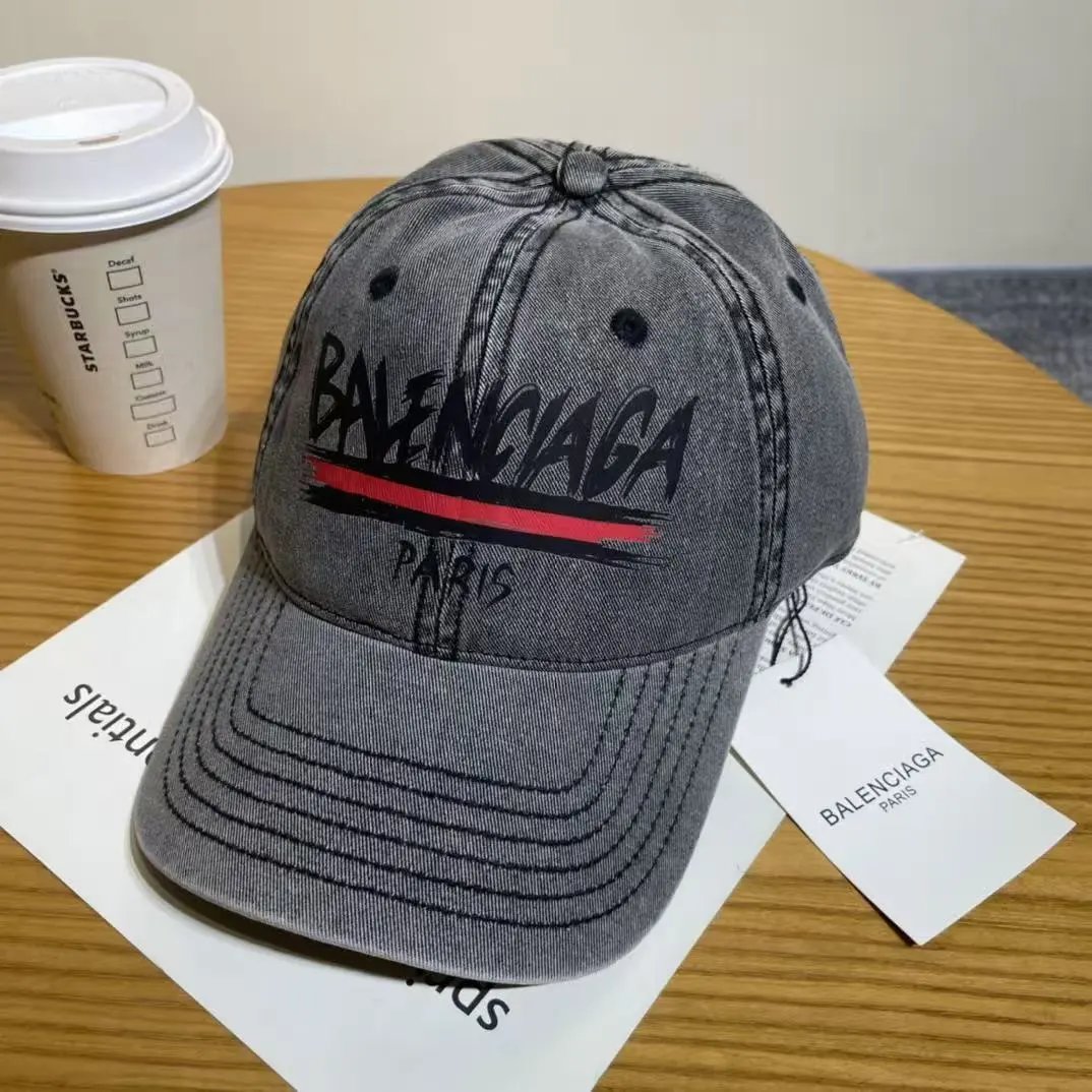 Unbranded Hats Embroidered Baseball Cap with Notched Brim — 35