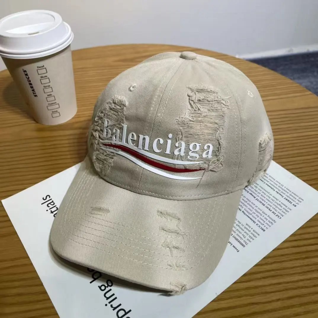 Unbranded Hats Embroidered Baseball Cap with Notched Brim — 19
