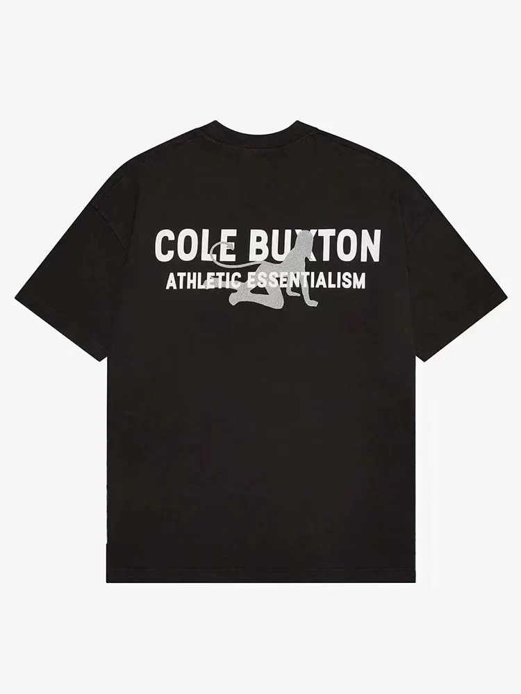 Cole Buxton CB logo knitwear and shorts — 34