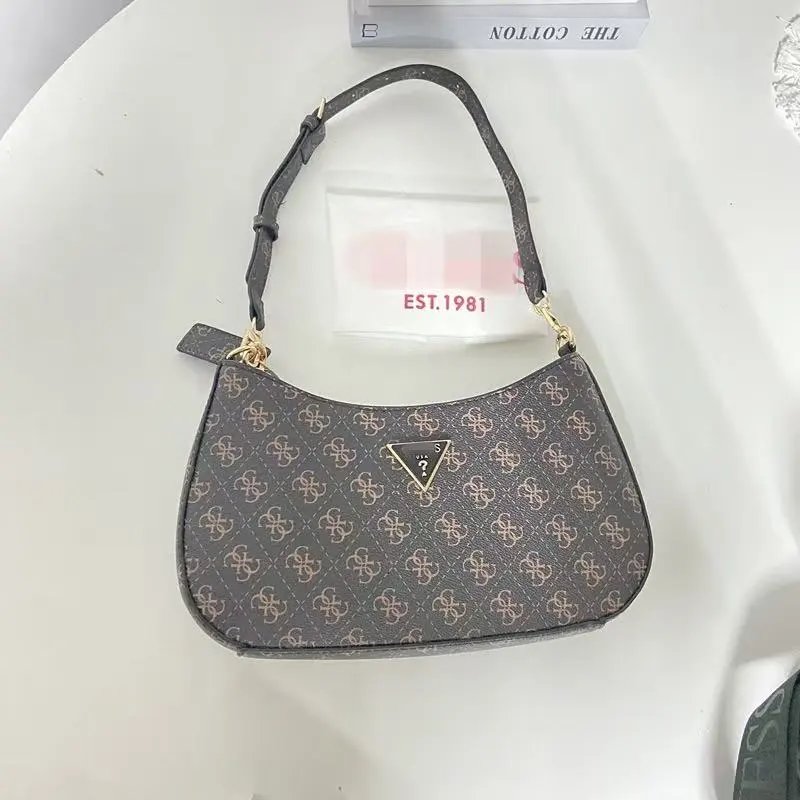GUESS Crossbody Bags Double-Zip Logo-Print Chain-Strap Bag — 31(29*16*18CM)