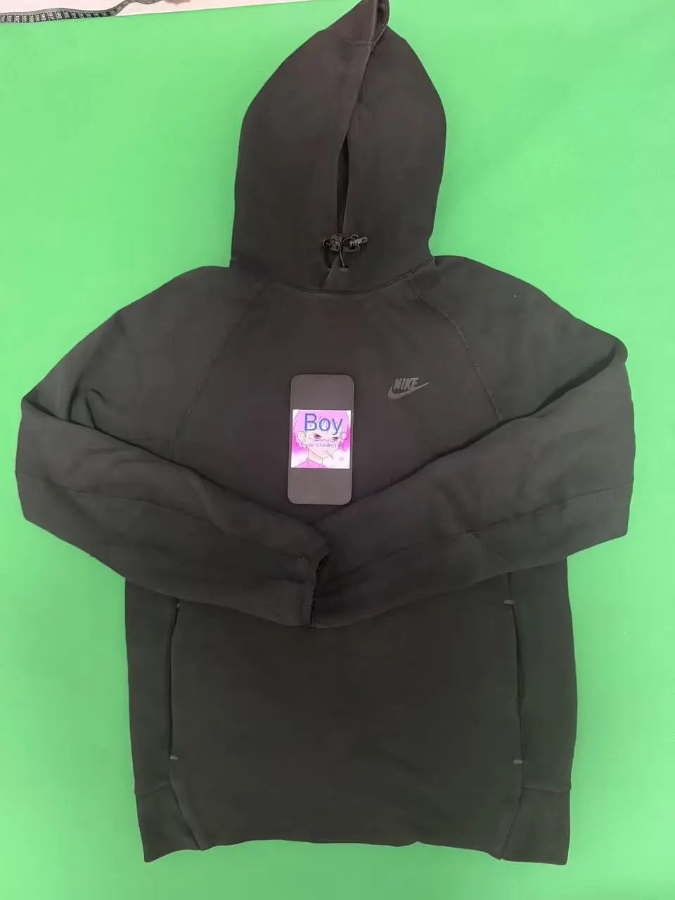 Nik black hoodie (no quality issues, no returns or exchanges)