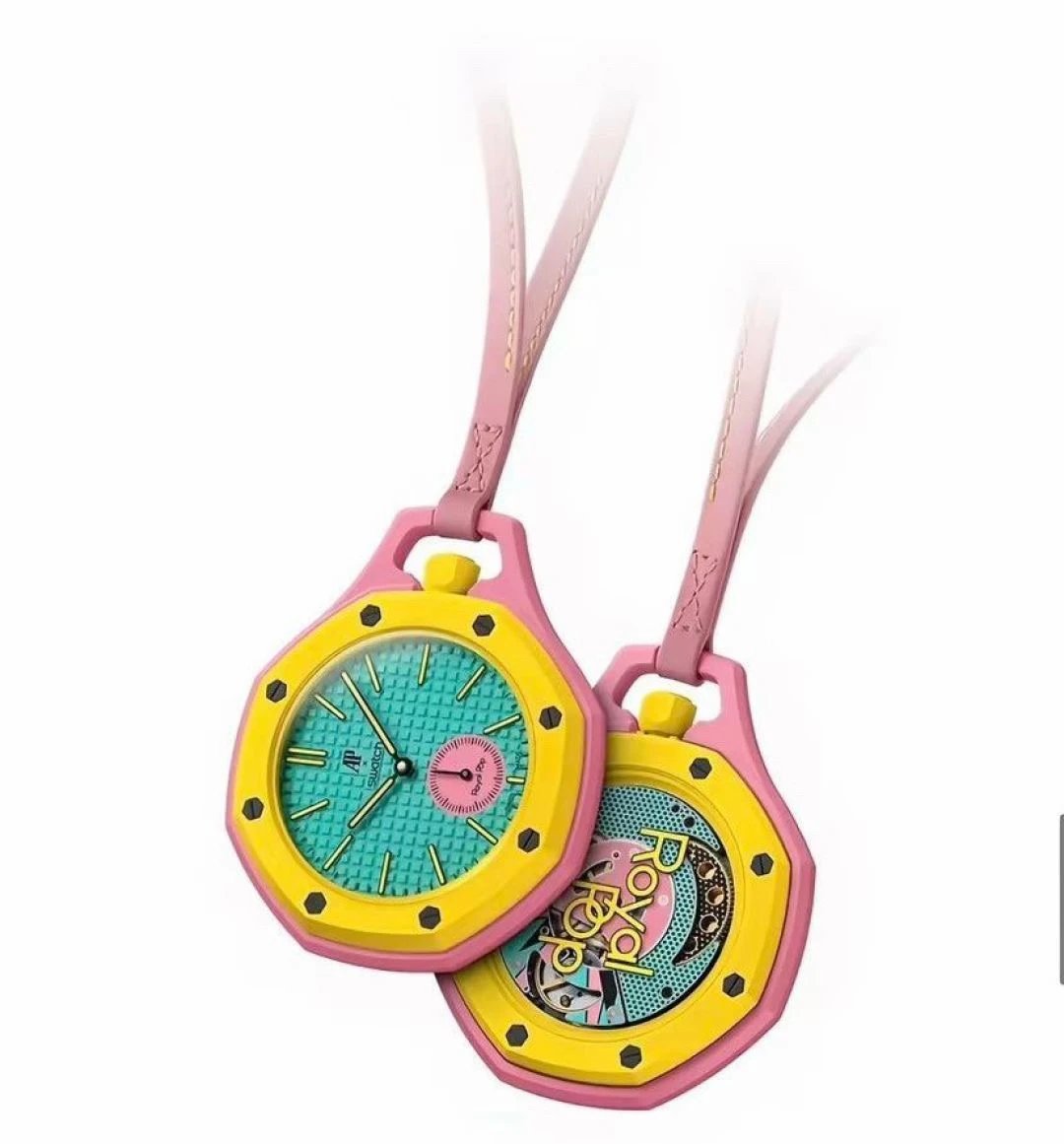 Swatch x Audemars Piguet Bioceramic Royal Pop Otg Roz SSX03J100N