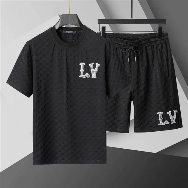Dior Matching Sets Embossed monogram T-shirt and shorts set product detail image 10