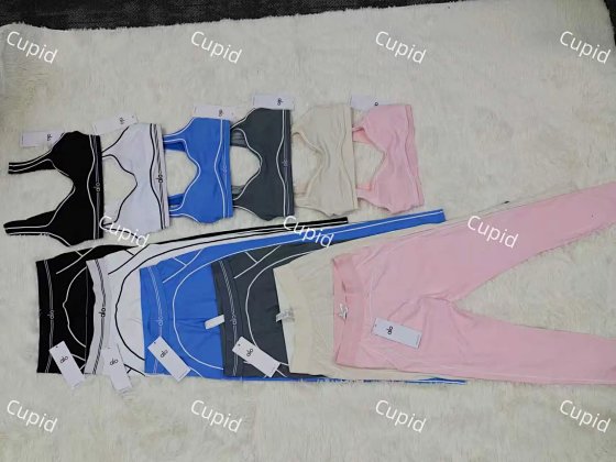 Women's Summer New Letter Print Fashion Yoga Sportswear Two-Piece Set for Cross-Border *No Quality Issues, No Unreasoned Returns