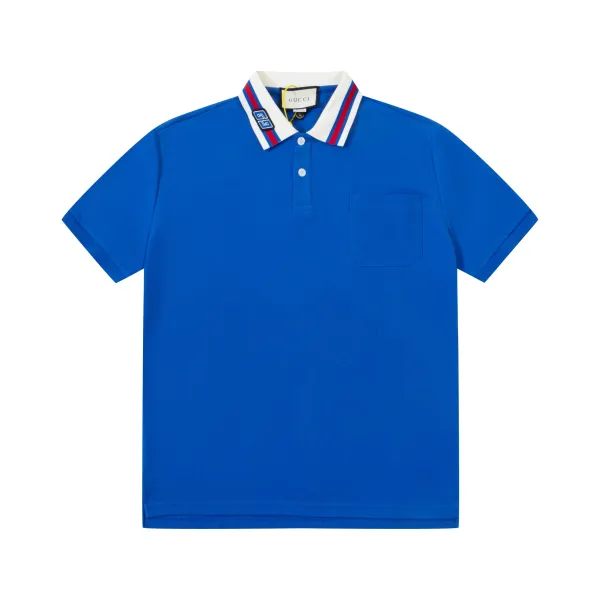 Gucci Web-Trimmed Polo Shirt White - 12