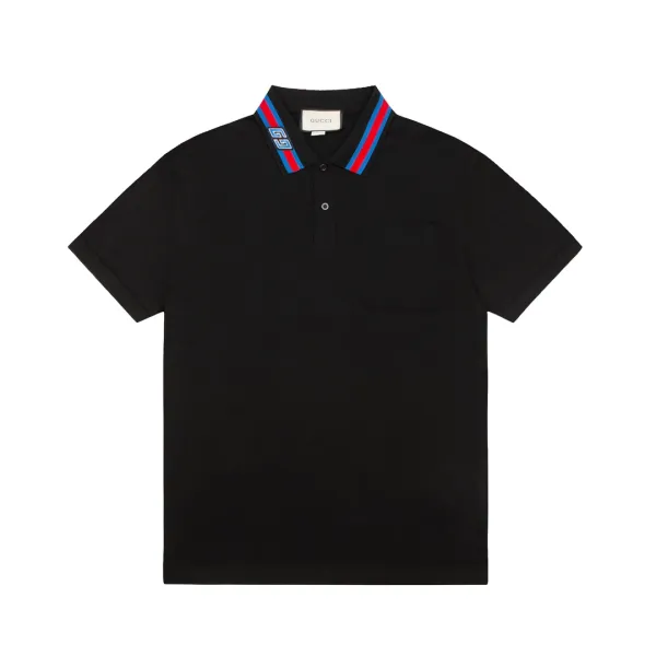 Gucci Web-Trimmed Polo Shirt White - 10