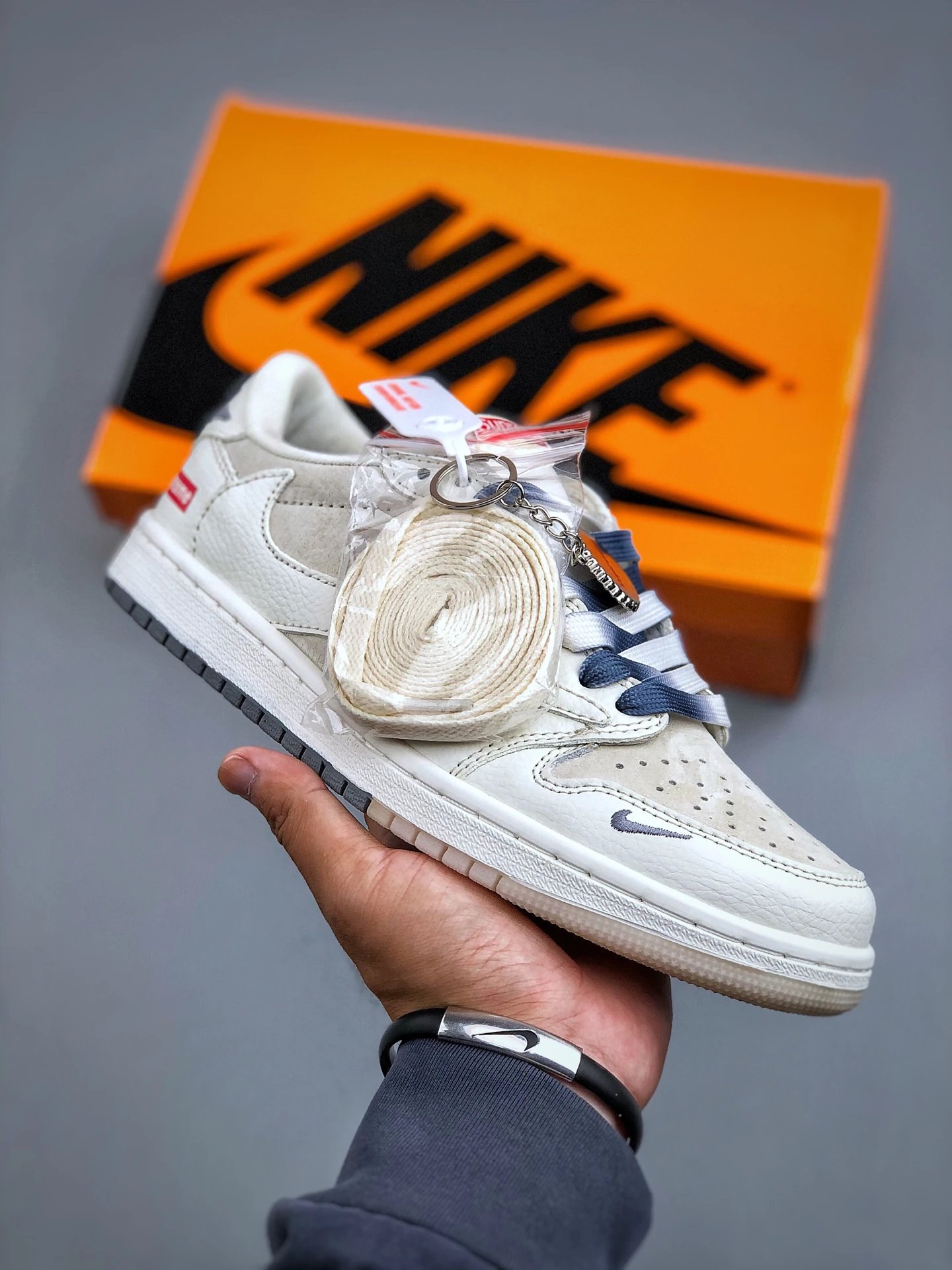 Nike Dunk Low x Dior Oblique White Green Sneakers - 5