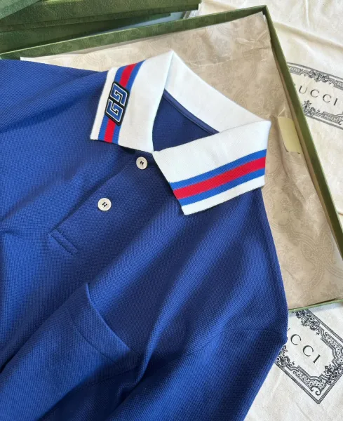 Gucci Web-Trimmed Polo Shirt White - 6