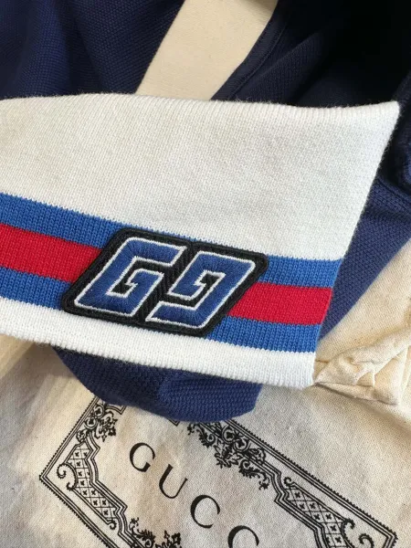 Gucci Web-Trimmed Polo Shirt White - 5