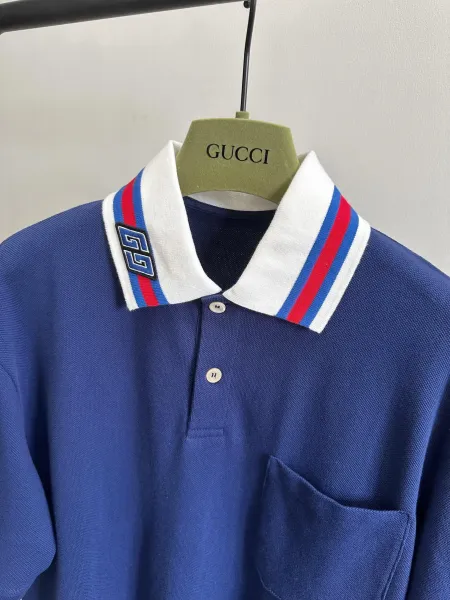 Gucci Web-Trimmed Polo Shirt White - 4