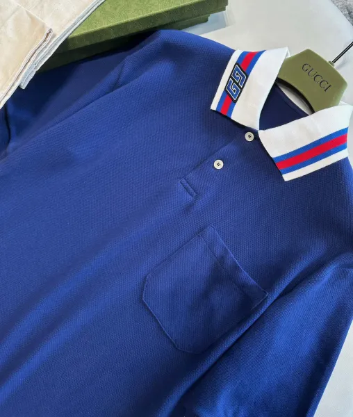 Gucci Web-Trimmed Polo Shirt White - 8