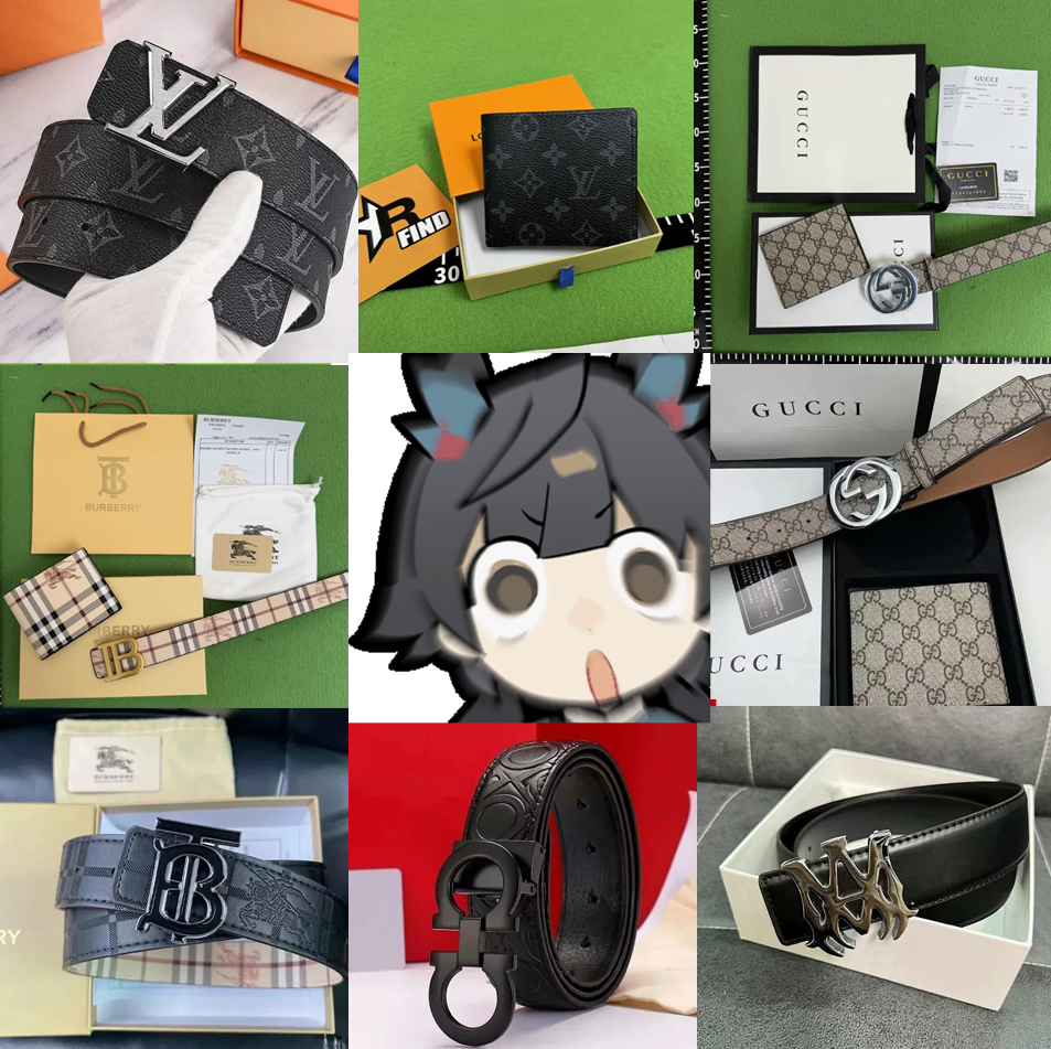 LGBF Belt & Wallet Collection High Quality Non-Peeling Leather 3