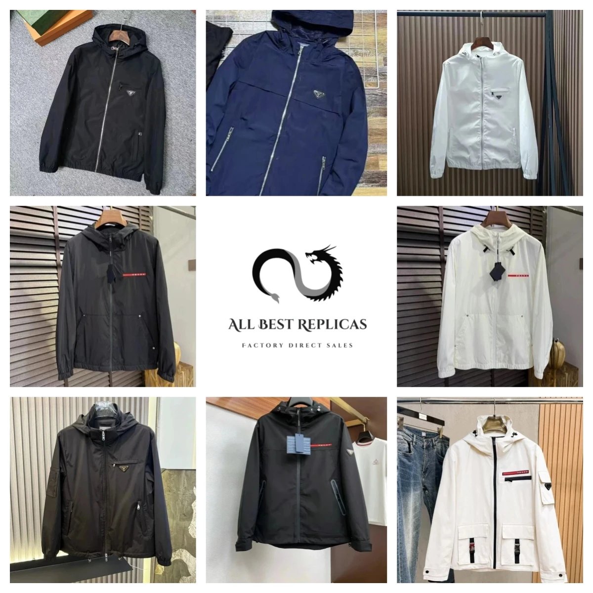 Men's Hooded Windbreaker Jacket