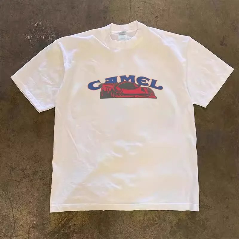 NoT Vintage Race Style Ins Streetwear High Street Short Sleeve T-Shirt Premium Hip Hop Edgy Cool